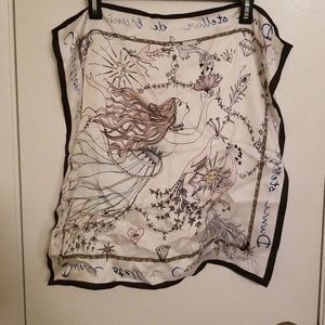 Loft silk square scarf